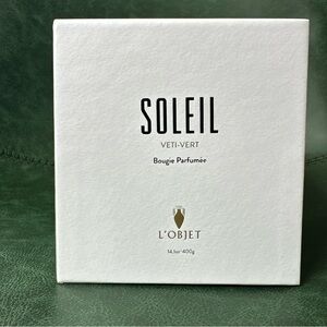 L'Objet Soleil Veti-Vert. Candle White Box ONLY.